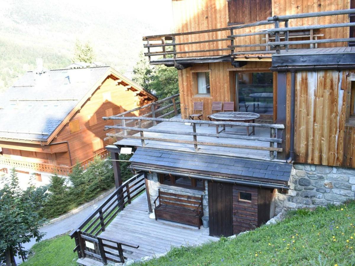 Appartement Cosy Avec Cheminee, Terrasse Et Parking, Proche Pistes Et Commerces - Meribel - Fr-1-180-552 Exterior photo
